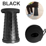 1x Portable Retractable Telescopic Folding Stool Seat Camping Travel Chair