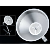 Stainless Steel Funnel Oil Liquid Funnel Metal Funnel Detachable Filter 11cm