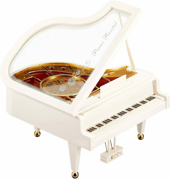 Classical Grand Piano With Dancing Ballerina Mechanical Music Box
