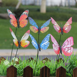 20pcs Luminous Garden Butterfly Lawn Ornaments Fairy Outdoor Yard Party Decor