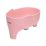 1PK Kitchen Drain Basket Sink Elephant Clean Leftover Sink Strainer Fruit -Pink