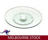 35CM Tempered Glass Lazy Susan Turntable Tray Storage Rotating Organizer