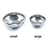 2x Stainless Steel Funnel Hopper Filter Wide Mouth Canning Kitchen