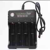 4 Slots Smart Battery Charger LED Display for 4.2V/3.7V Rechargeable Batteries