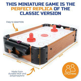 Mini Air Hockey TableTop Party Game Family Entertainment Indoor Kids Fun