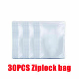 Transparent Jewelry Small Storage Book And Reclosable Zip-lock Bags Plastic
