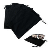 10x Soft Cloth Pouch Bag For Sunglasses Eyeglasses Glasses Case Storage