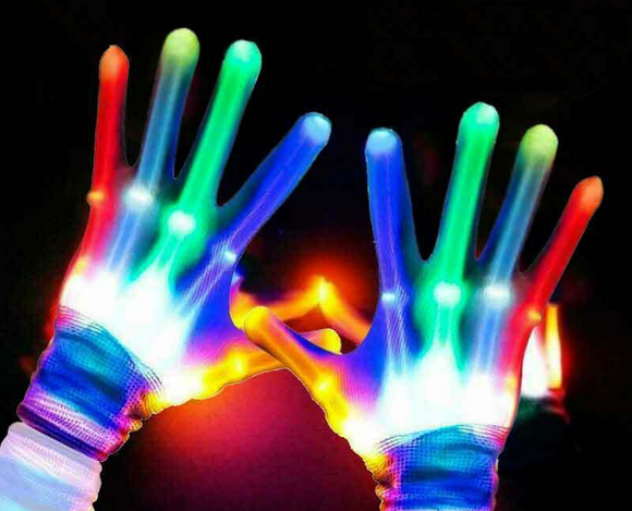 Led Gloves Light Up Kids Toys for Age 5 6 7 8 9 10 Year Children Boys Girls Xm&H