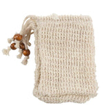8x Soap Exfoliating Bags Ramie Foaming Soap Saver Bag Pouch Drawstring