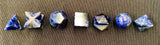 7 Pieces Sodalite Sacred Geometry Set Crystal Healing Spiritual Meditation