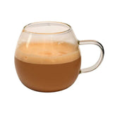 4 pieces Nova Coffee Tea Mug Glasses Borosilicate Thermal Cup Drinks Glass 380ml
