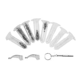 Eyeglass Sun Glasses Optical Repair Tool Screw Nut Nose Pad Assortment Set Kit