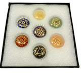 7 Chakras Crystal Set Heiki Healing Spiritual Meditation Energy Colourtherapy