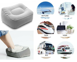 Travel Inflatable Foot Rest Air Pillow Cushion Office Home Leg Footrest Relax