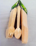 288 Packs Disposable Wooden Cutlery