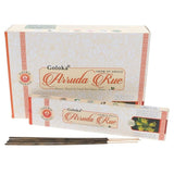 Goloka Arruda Rue Incense Sticks Herb of Grace 12 packs 15g
