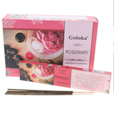 Goloka Rosemary Natural Aromatherapy Incense Sticks 12 packs 15g