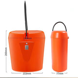 Portable Safe Box Storage Cabinet Combination Lock Lockable Safe Case Box -BLack