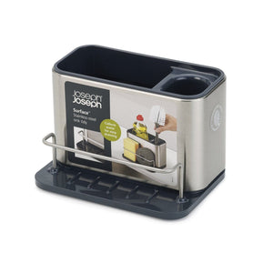 JOSEPH JOSEPH Surface Cutlery Drainer Stainless Steel Caddy Sink Area Organiser