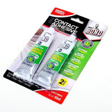 4x Super Strong Contact Adhesive Bond Handy Hardware Tube Dries Amber 30ML