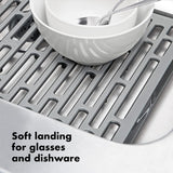 Oxo Silicone Sink Mat Small 32.4x29.2cm Grey