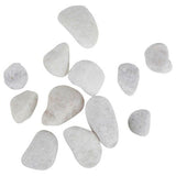 Decorative Pebbles Stones Garden Aquarium Fish Tank White Colour 500g