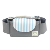 Stroller Baby Organiser Buggy Mummy Bag Pram Pushchair Cup Storage Blue Stripes