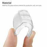 4 Pairs Clear Eye Goggles Side Shields Protection Universal Flexible For Glasses