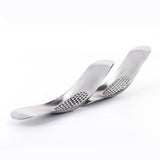 2PK Kitchen Garlic Press Stainless Steel Crusher Rocker Rocking Mincer Squeezer