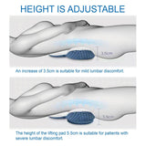 Cozy Curve Lumbar Support Pillow Pad Back Sleepers Cushion