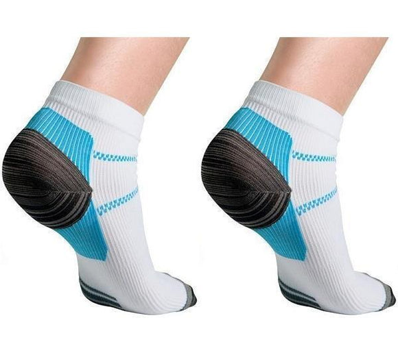 2 Pair Plantar Fasciitis Foot Pain Relief Compression Socks Sleeves Heel L/XL