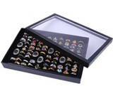 100x Slot Jewelry Ring Earring Storage Box Display Organizer Case Tray Holder