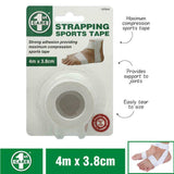 Sports Strapping Tape - 2 Rolls 38mm x 8m