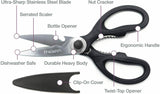 Kitchen Scissors Shears Heavy Duty Stainless Steel Fish Chicken Bone Beer Opener