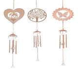 Wind Chimes Rose Gold Bells Hanging Garden Yard Home Decor Outdoor Tree of Life