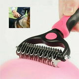 Dog Pet Cat Fur Dematting Grooming Deshedding Trimmer Tool Brush Assorted