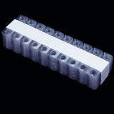 100X Clear Hang Tab With Adhesive Hook Hole Style Hang Sell Stock Shop Retail