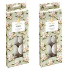 2 Pack Tealights Candles Scented Jasmine 4 Hour Décor Party Wedding
