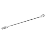 2x Stainless Steel Bar Cocktail Mixing Twist Spoon Long Handle Drink Stirring