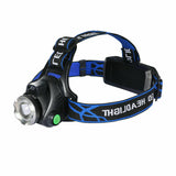 LED Head Torch Headlight CE Camping Headlamp USB Rechargeable Waterproof