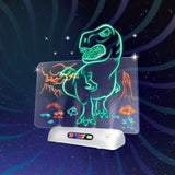 Lil Dreamers Dino Island's 3D Illuminate Drawing Board Kids Toy