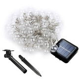 80 LED Solar Powered Fairy String Lights Outdoor Garden Party Wedding Xmas 10M