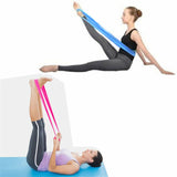 1PK Elastic Yoga Stretch Resistance Bands Exercise Fitness Band Assorted 150cm