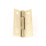 2pcs Hinge Set Iron Copper Plated 50mm with 8 Screws