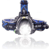 LED Head Torch Headlight CE Camping Headlamp USB Rechargeable Waterproof