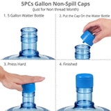 Electric Water Bottle Pump Dispenser Drinking USB Button Black Drinking USB