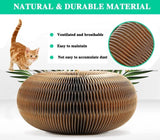 Magic Organ Cat Scratching Board Cardboard Interactive Scratcher Toy Foldable