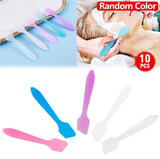 10pcs Mini Cosmetic Spatula Reusable Scoop Makeup Spoon Stir Face Mask Eye Cream