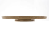 Bamboo Lazy Susan Natural Dining Kitchen Tableware Cheeseboard Gift Home 33cm