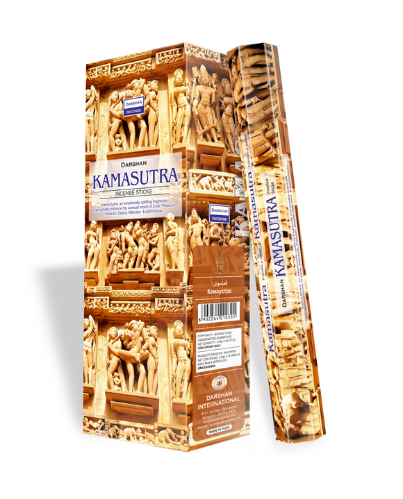 Darshan Kamasutra Incense Fragrance Stick Natural India Essences Aroma 120 Stick